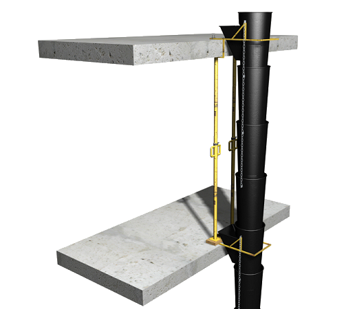 Conducto para la descarga de escombros Conducto para la descarga de escombros